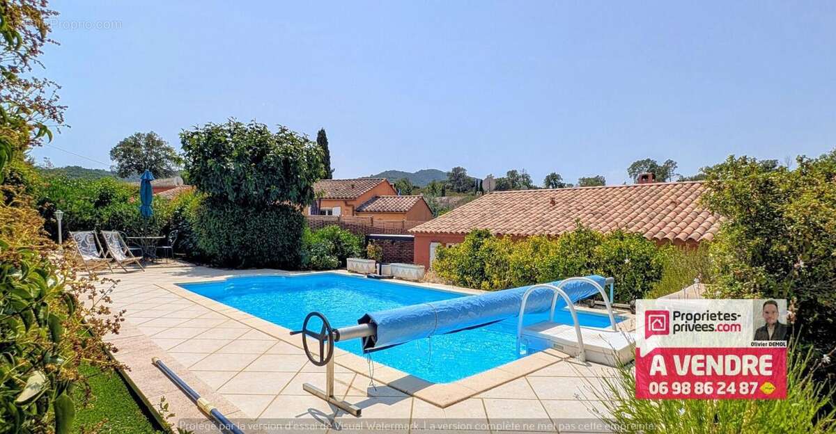 RARE VILLA DE PLAIN-PIED avec piscine et garage à 15 mn de Mandelieu ! - photo 3