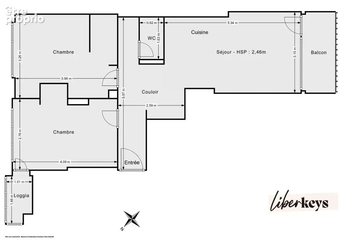 A VENDRE T3 DE 48 M2 - 2 Avenue De Chevêne 74000 ANNECY. - - photo 10