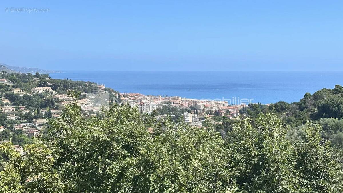 Vue mer panoramiques - villa menton - - photo 4