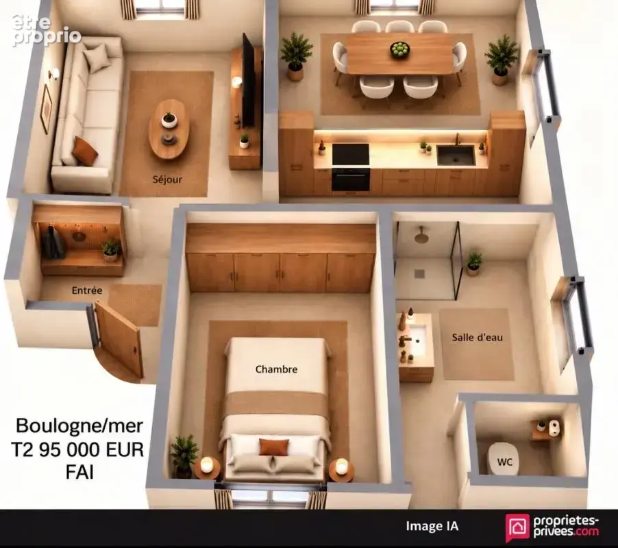 Appartement à BOULOGNE-SUR-MER