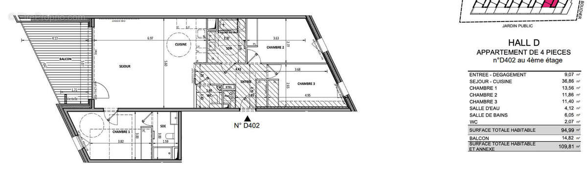 Appartement à AIX-LES-BAINS