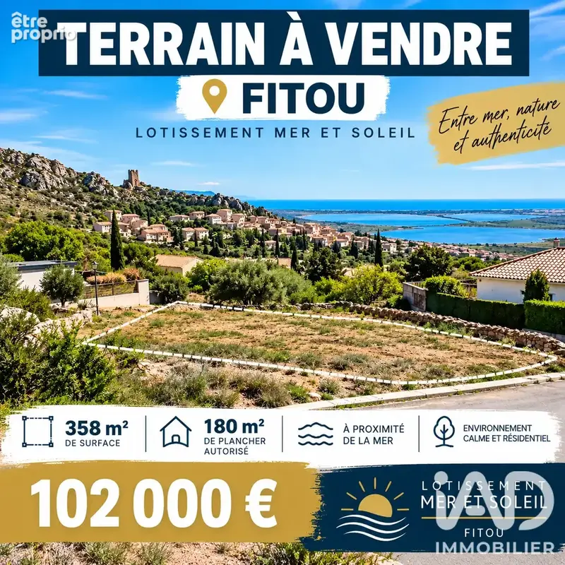 Photo 1 - Terrain à FITOU