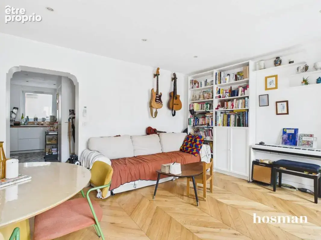 Coup de coeur - 2 pièces de 54,5m² - Excellent état + vue dégagée - Rue des Poissonniers, Paris - photo 2