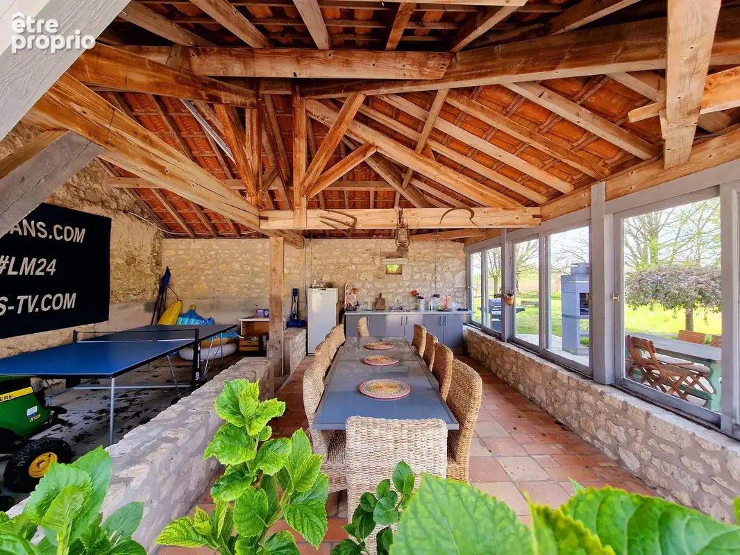 Manoir en Pierre avec Piscine, Terrain de Tennis & Grange – Près d'Eymet - photo 4