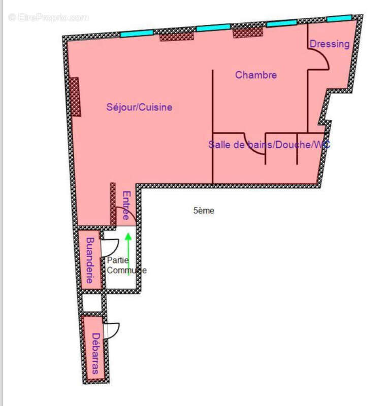 Appartement à PARIS-2E