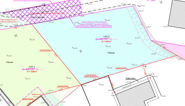 Terrain à SAINTE-FOY-L&#039;ARGENTIERE
