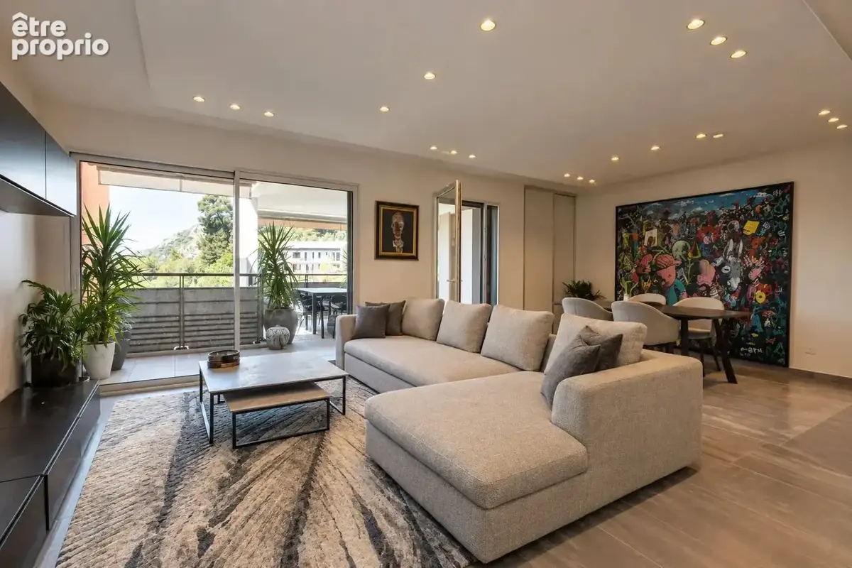 Eze "village" - 4p 108m²  terrasses 41m²  vue mer  piscine  parkings - photo 3
