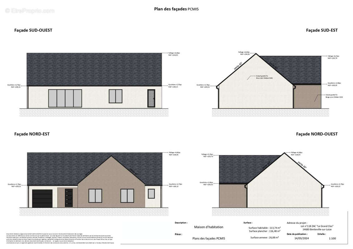 Maison à BRETTEVILLE-SUR-LAIZE