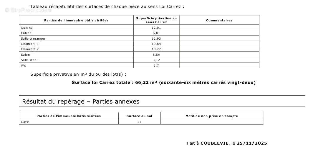 Appartement à LE PONT-DE-CLAIX