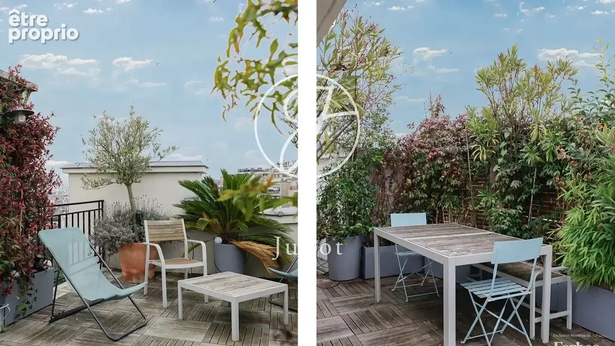 Paris 16e - AUTEUIL NORD - Studio à vendre - 35,20m² Carrez - Toit terrasse 32,49m² - Balcon - Vue panoramique. - photo 14