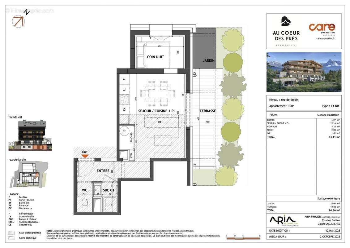 Appartement à COMBLOUX