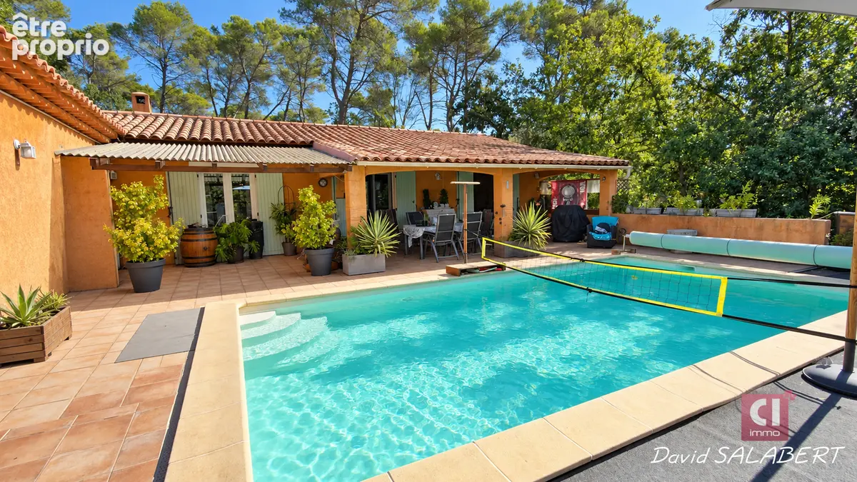 Maison à vendre le luc-en-provence - villa de plain-pied exposée sud - 4 chambres - piscine -garage double - terrain de 4 200 m² - photo 2