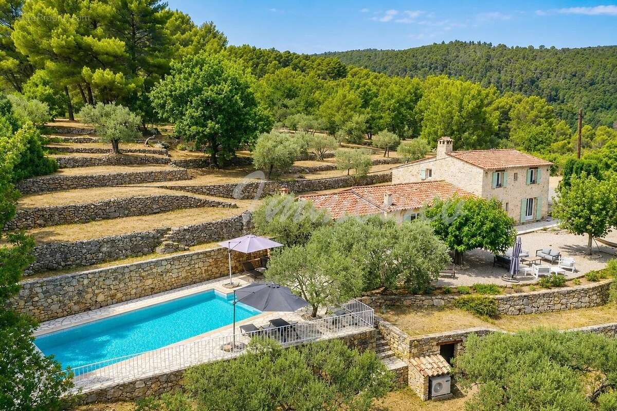 Fayence – Maison en pierre avec vue panoramique, piscine chauffée et oliveraie - photo 2