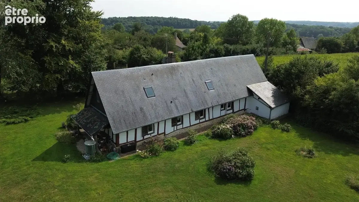 Proximité immédiate pays d'auge, à 2h15 de paris, à 1h de la mer, l'agence cazin immobilier vous propose à la - photo 2