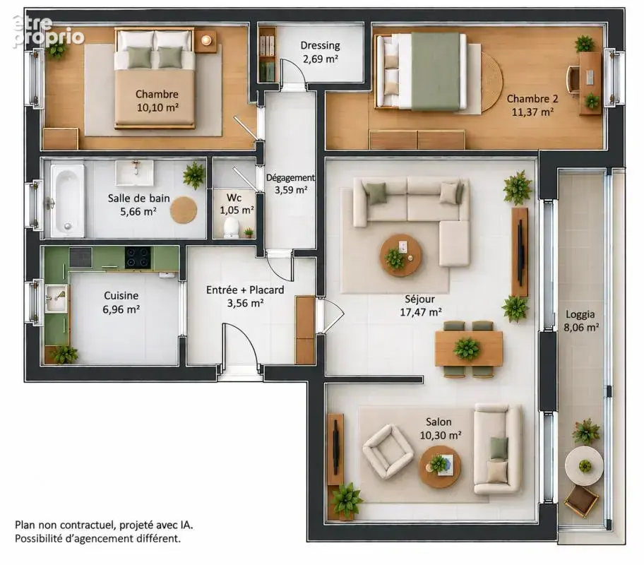 Appartement - photo 12