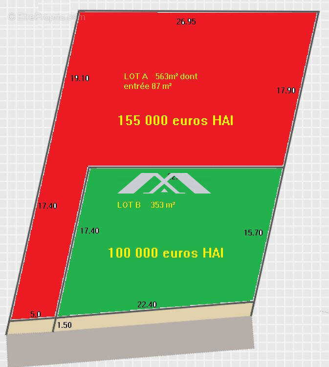 Terrain à LE TAMPON