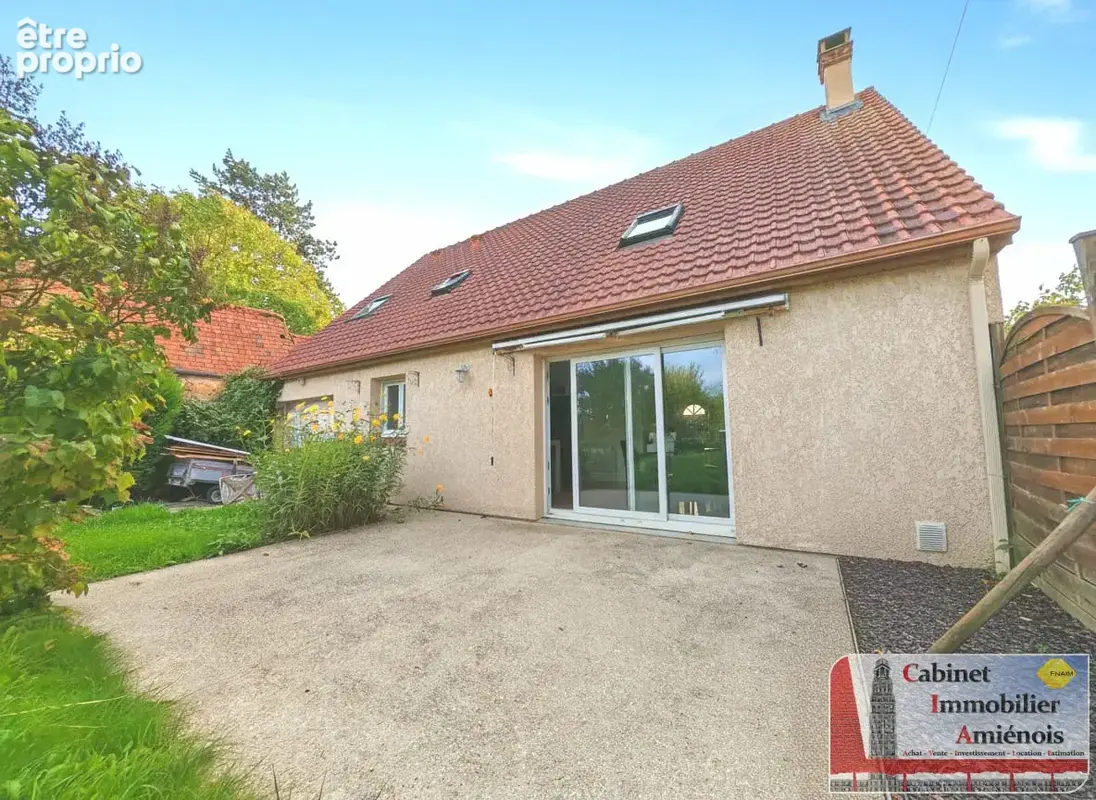 Flesselles : Pavillon individuel 136m2 avec 4 chambres, terrasse, jardin - photo 8