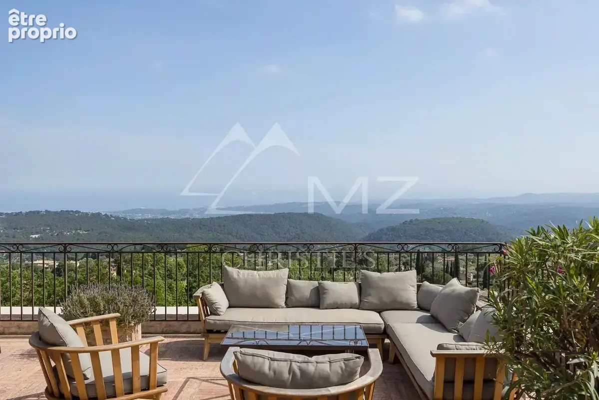 Proche Saint-Paul-de-Vence - Belle propriété provençale avec vue mer panoramique - photo 2