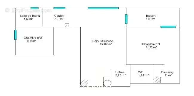 Appartement à SAINT-LAURENT-DU-VAR