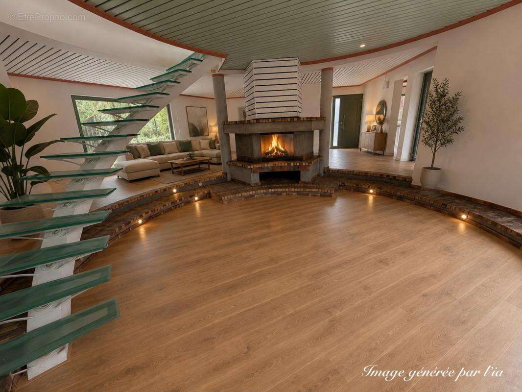 Maison d'architecte 190 m2 - 6 pieces - piscine - photo 5