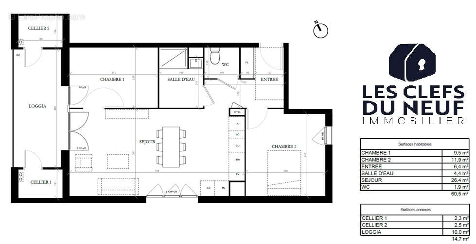 Appartement à TOULOUSE