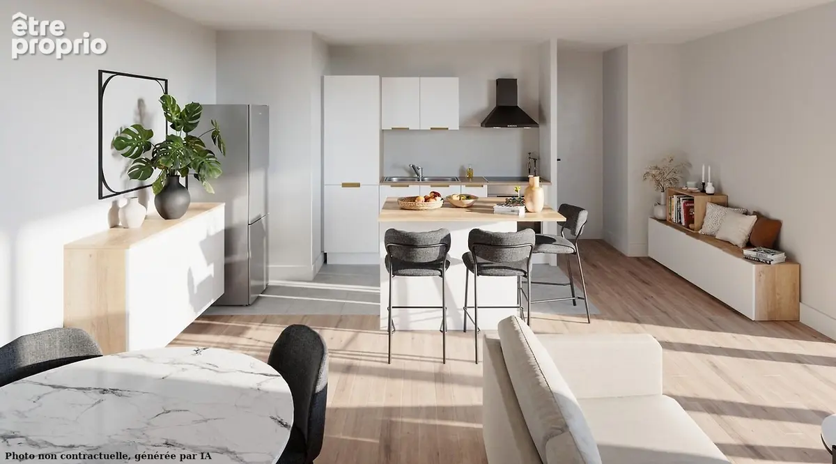Herblay-sur-seine Appartement 4 pièces 80m2 + terrasse et jardin + 2 places de pk - photo 4