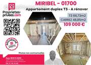Appartement à MIRIBEL