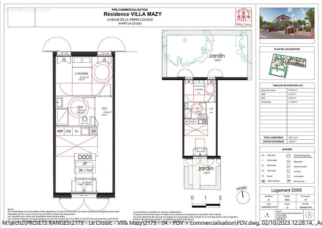 Appartement à LE CROISIC