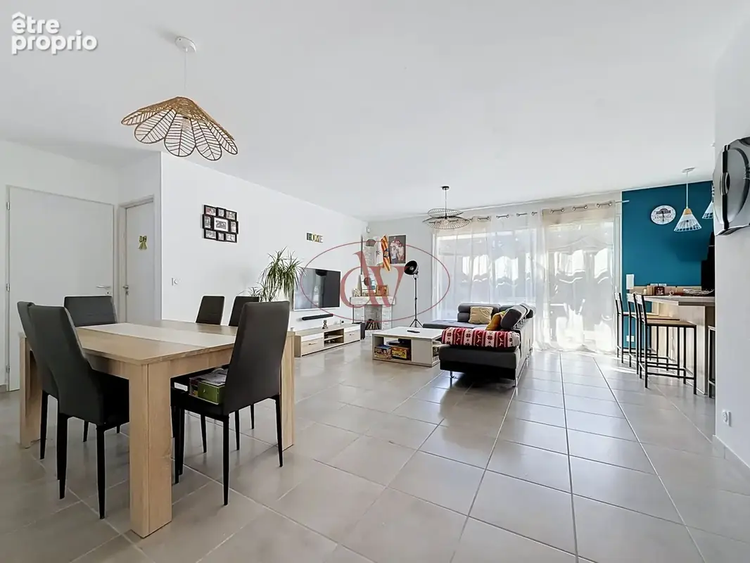 Maison plain pied 95 m2 hab  / 4 chambres / elne / parcelle 300 m2 - photo 4