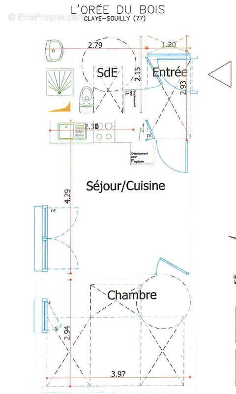 Appartement à CLAYE-SOUILLY
