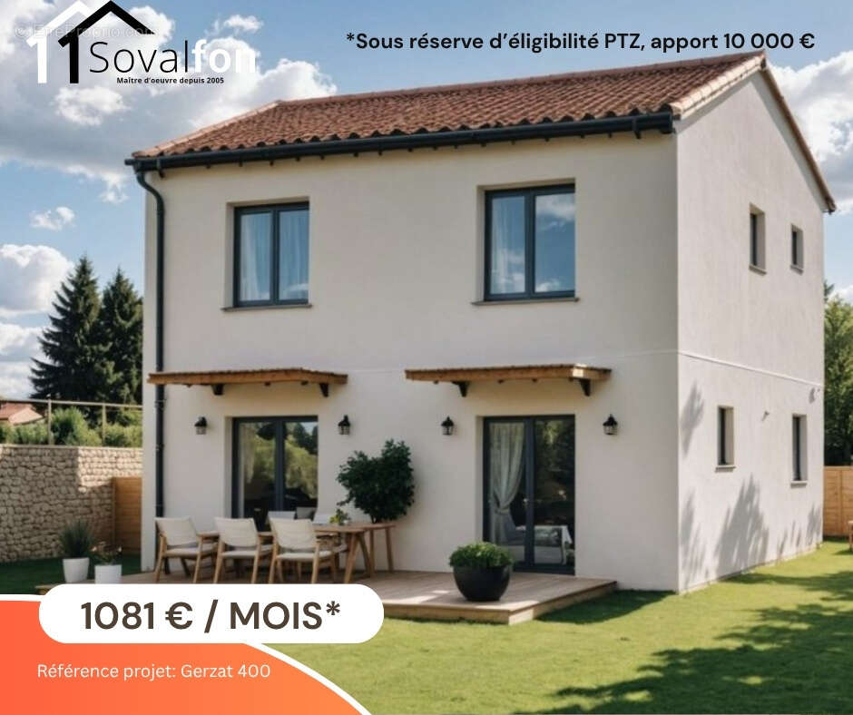 Maison à GERZAT