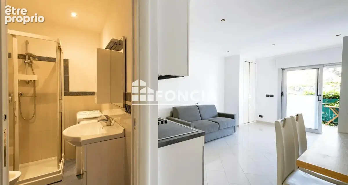 Roquebrune cap martin en residence en front de mer avec piscine  studio avec terrasse et cave - photo 15