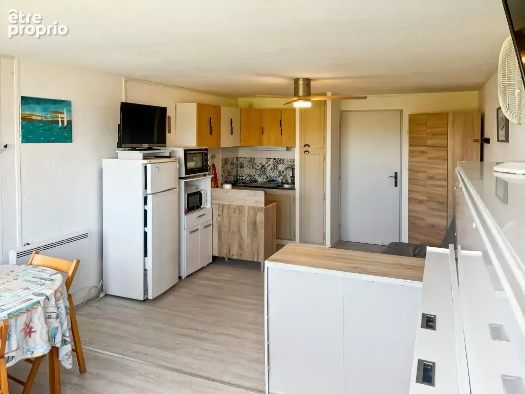 Vente studio cabine à Marseillan Plage avec loggia et parking - photo 2