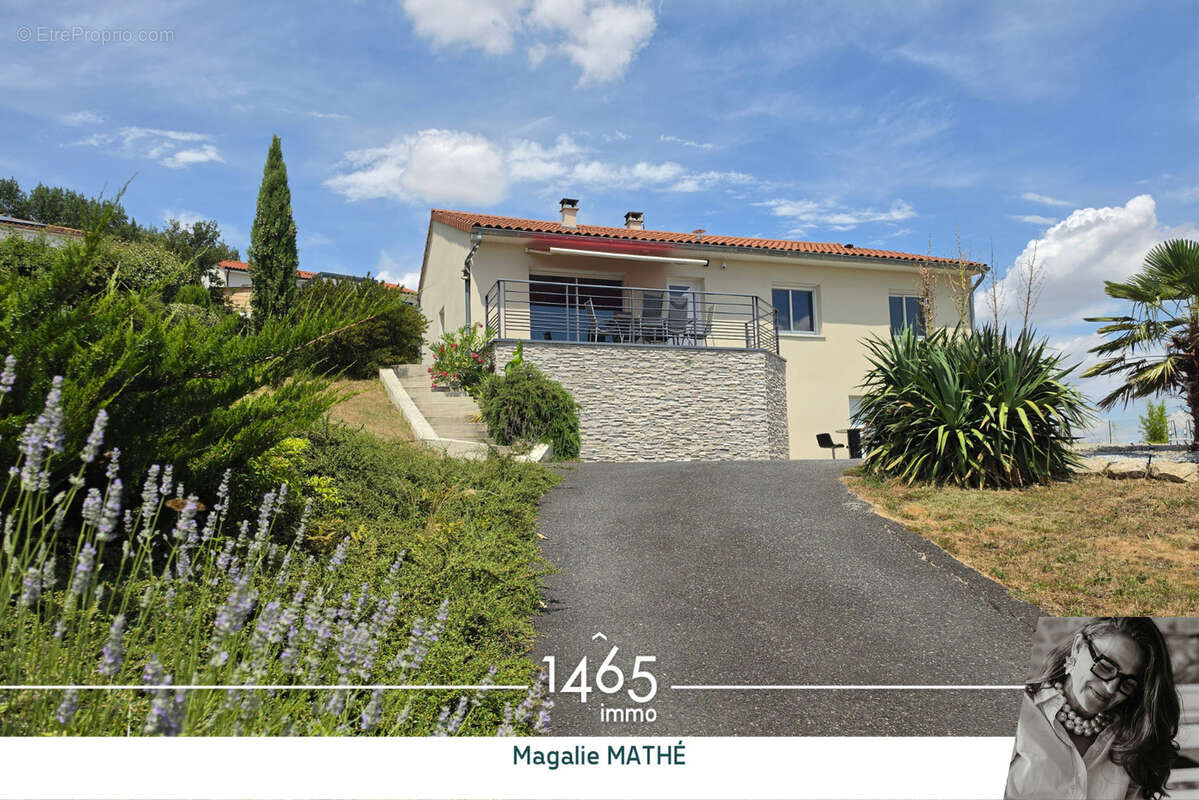 Villa contemporaine de 2012   Vue dégagée, calme et 4 chambres. Grand terrain arboré - photo 11
