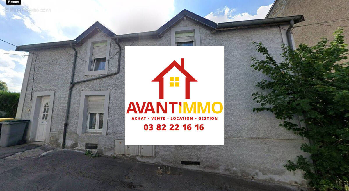 FACADE - Maison à AUBOUE