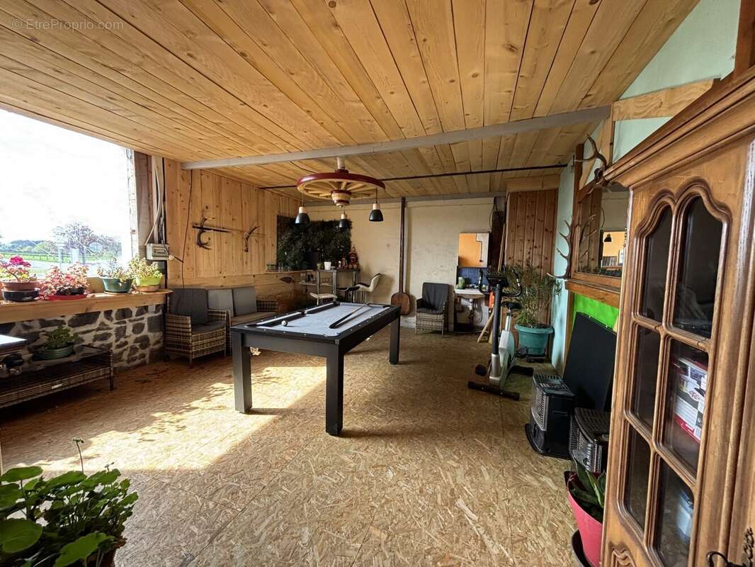 Salle billard - Maison à LANOBRE