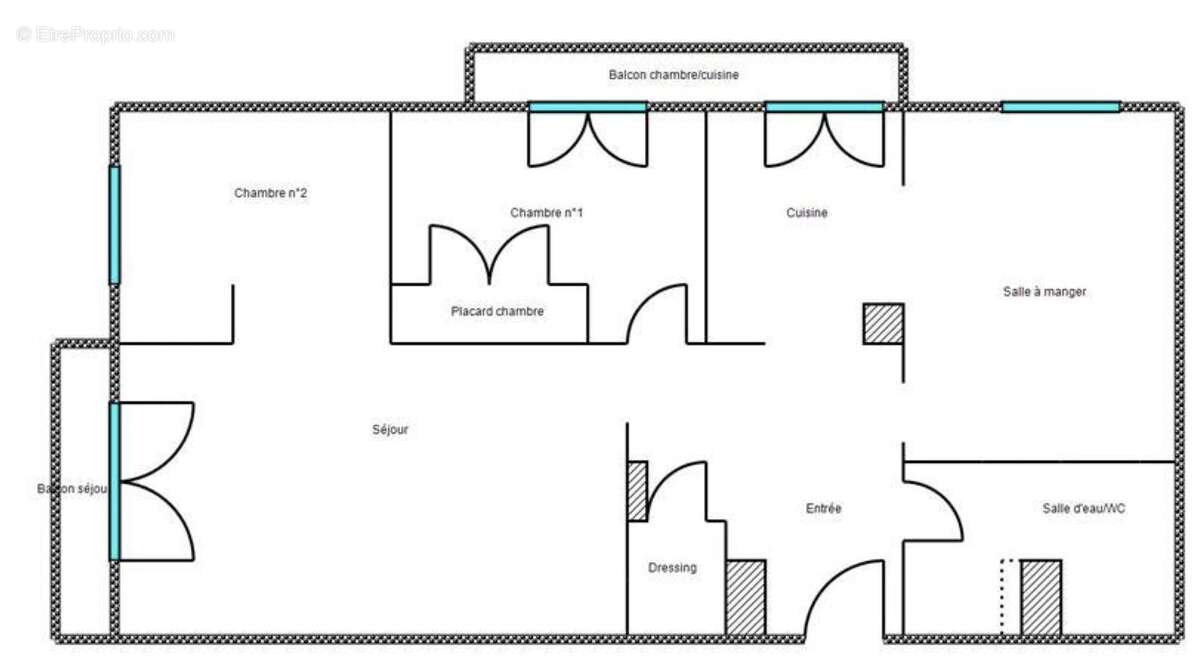 Juan les pins plages - appartement 67 m2 - vue mer laterale - photo 10