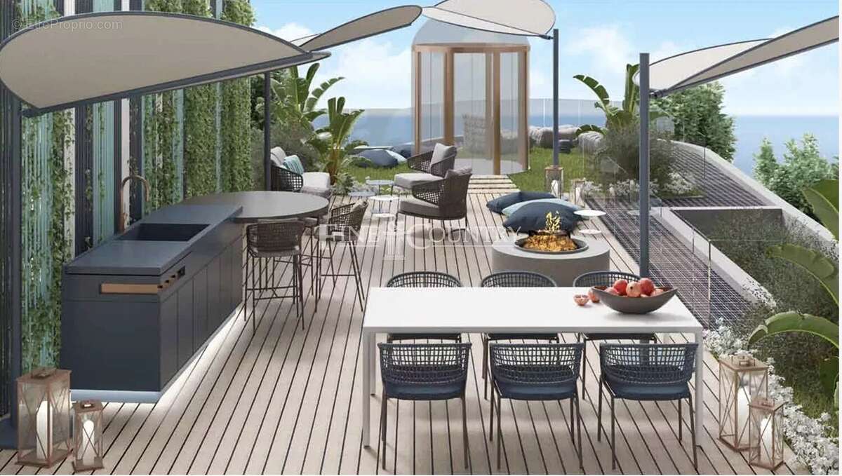 Vente terrain constructible EZE vue mer et permis accordé - photo 3