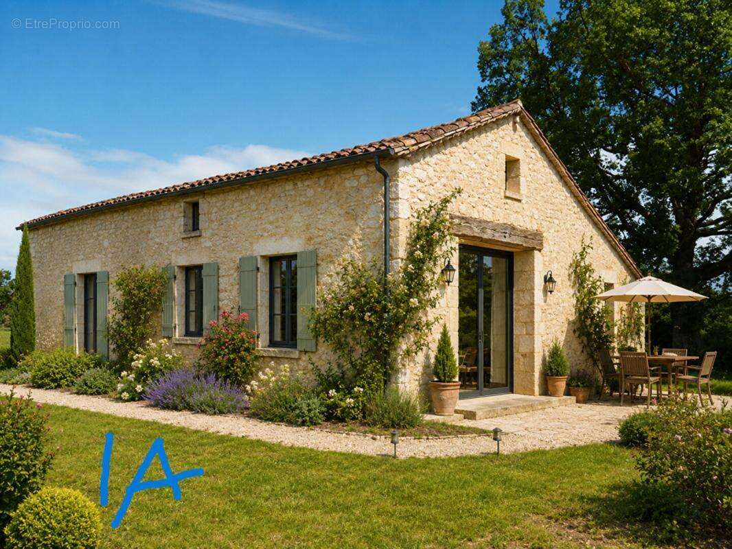 Grange La Romieu 6 pièce(s) 100 m2 - photo 2