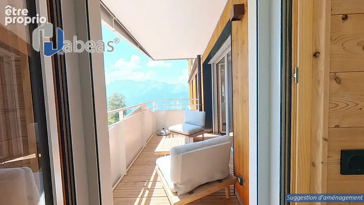 T3 avec 1 chambre plus 2 cabines , 63.71m², Balcon 5,58m², Casier à Ski, cellier - photo 2