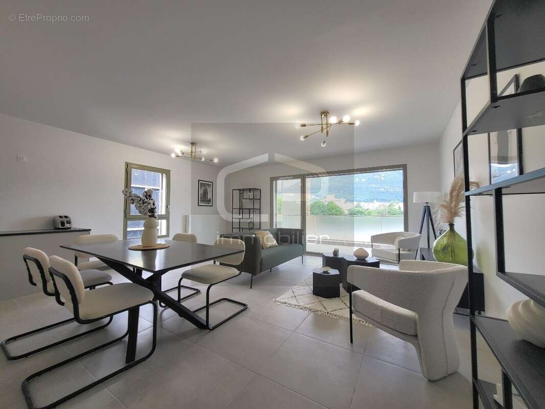 Appartement T4 contemporain  90,57 m²  Annecy-le-Vieux proche lac - photo 3
