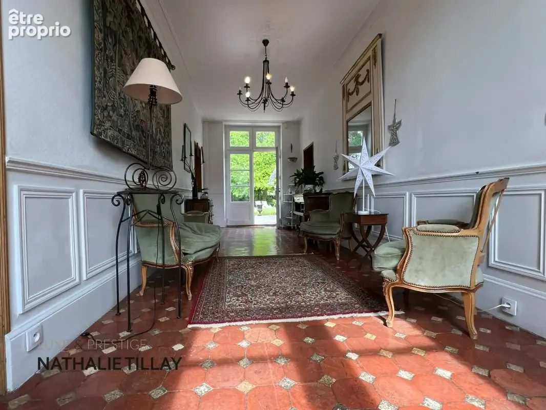 Saint-Jean-le-Blanc, proche Orleans, à vendre, maison de Maitre du XIXème de 423 m² habitables, avec piscine, parc arboré de 4 6 - photo 12