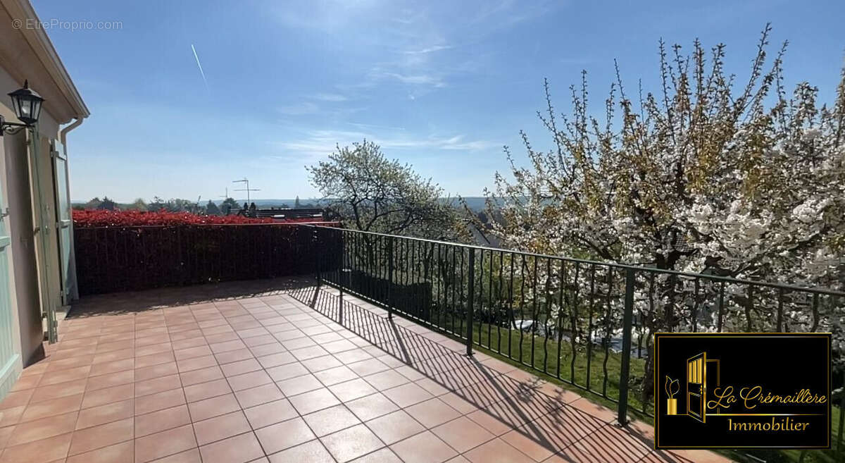 Vue terrasse maison Saint- Arnoult en Yvelines  - Maison à SAINT-ARNOULT-EN-YVELINES