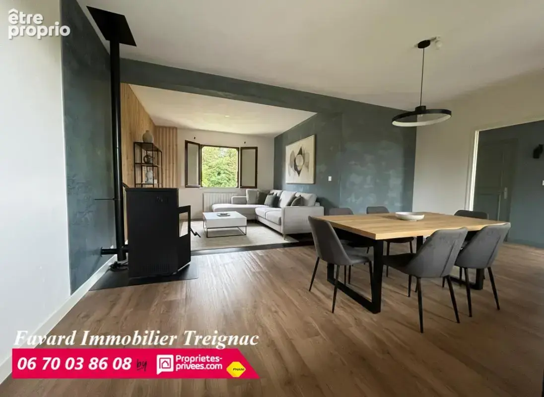 Maison  120 m²  3 chambres - garage  et  jardin plat  850 m² 19 260 TREIGNAC - photo 4