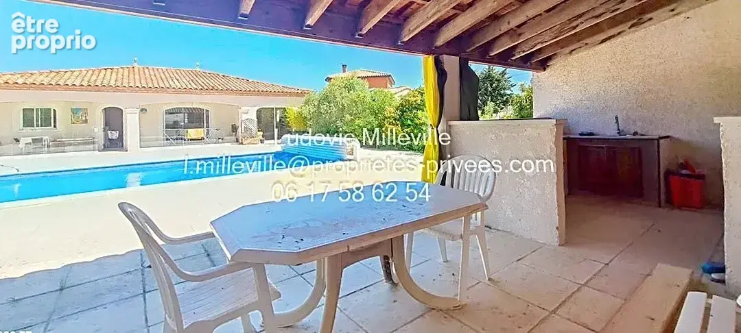 Villa de 120m²+veranda de 15m², grand garage 73m², piscine/pool à house sur 1033 m² de terrain - photo 16