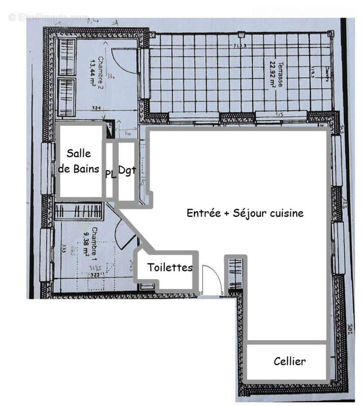 Plan - Appartement à ANNECY