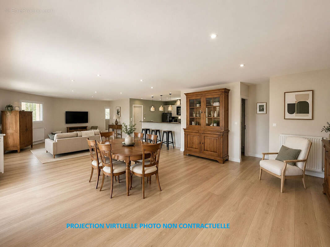 RARE, Villa plain-pied 150 m², 4 chambres, Terrain 1362 m², Double garage - photo 6