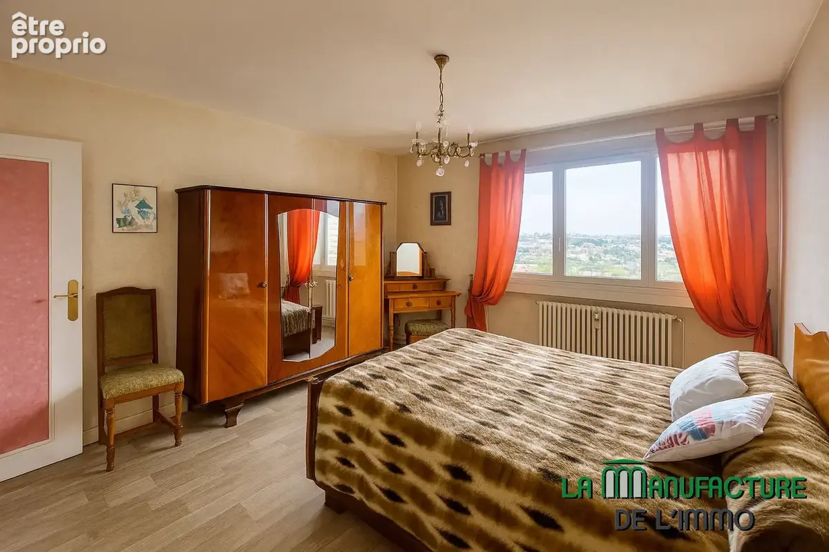 Appartement f3 traversant et lumineux avec balcon / saint-etienne hpl - photo 10
