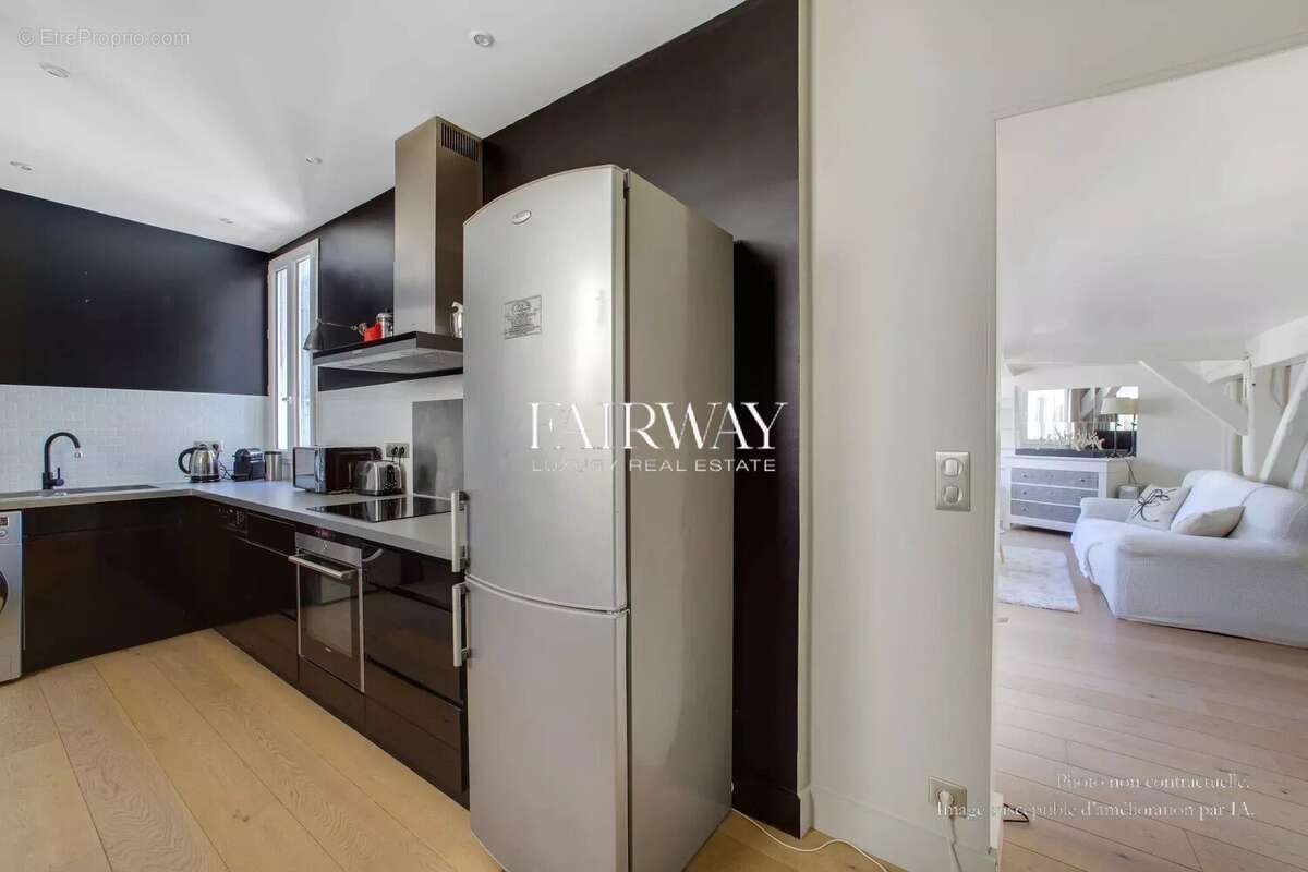 Appartement de charme de 54m² avec 1 chambre au dernier étage dans le 16ᵉ arrondissement de Paris - photo 12
