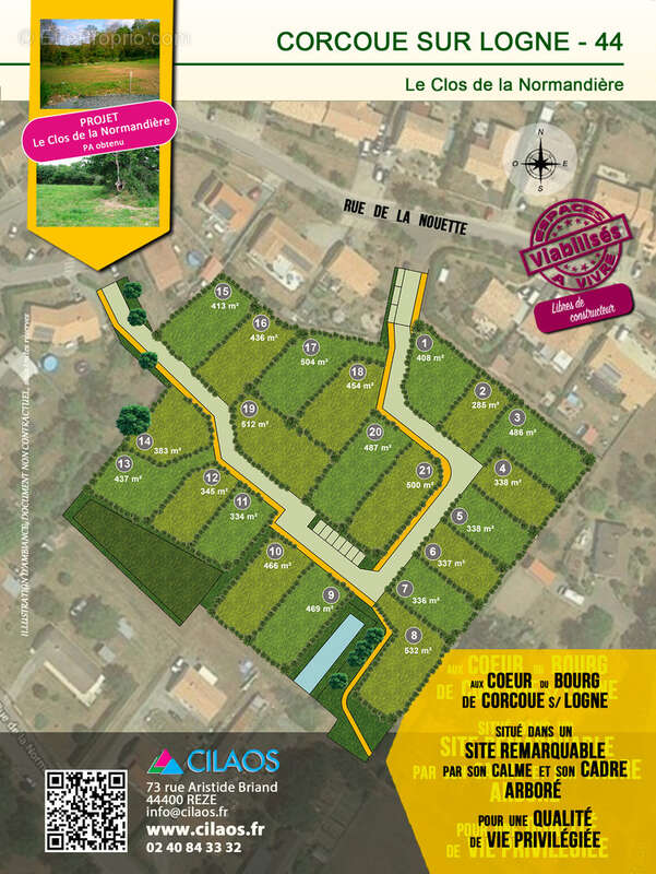 Terrain à CORCOUE-SUR-LOGNE